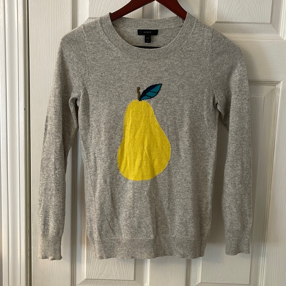 Jcrew pear sweater XXS